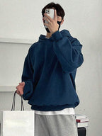 Moletom Com Capuz Oversized Ribana Casual Minimalista