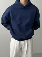 Moletom Com Capuz Bolso Canguru Oversized Ribana Casual