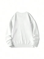 Suéter Gola Redonda Com Ribana Oversized Minimalista Casual Fit