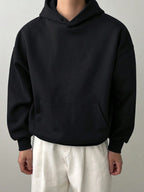 Moletom Com Capuz Bolso Canguru Oversized Ribana Casual