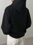 Moletom Com Capuz Bolso Canguru Oversized Ribana Casual