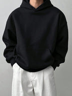 Moletom Com Capuz Bolso Canguru Oversized Ribana Casual