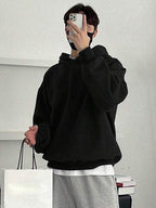 Moletom Com Capuz Oversized Ribana Casual Minimalista