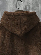 Moletom Com Capuz Felpudo Bolso Canguru Patch Frontal Casual
