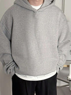 Moletom Com Capuz Oversized Ribana Casual Minimalista