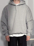 Moletom Com Capuz Oversized Com Ribana Casual