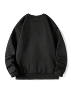 Suéter Gola Redonda Com Ribana Oversized Minimalista Casual Fit