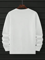 Suéter Gola Alta Estampa Lettering Com Ribana Oversized Casual