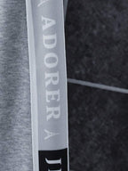 Conjunto Moletom Lettering Manga e Calça Com Cordão