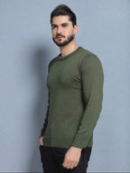 Suéter Tricot Gola Redonda Com Ribana Minimalista Regular Fit
