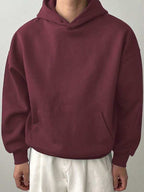 Moletom Com Capuz Bolso Canguru Oversized Ribana Casual
