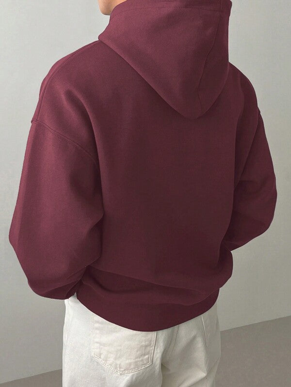 Moletom Com Capuz Bolso Canguru Oversized Ribana Casual