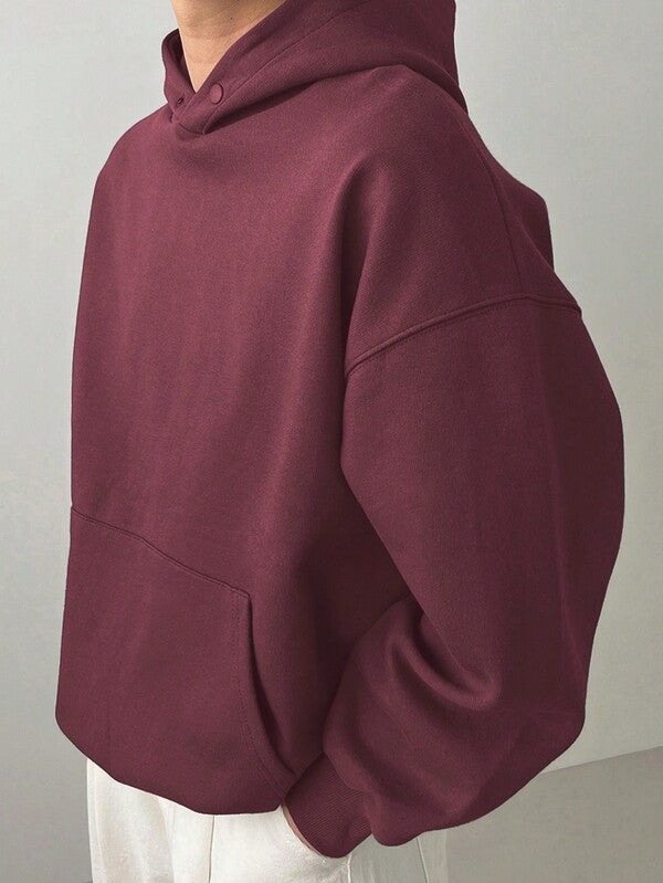 Moletom Com Capuz Bolso Canguru Oversized Ribana Casual