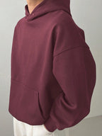 Moletom Com Capuz Bolso Canguru Oversized Ribana Casual