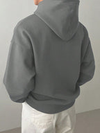Moletom Com Capuz Bolso Canguru Oversized Ribana Casual