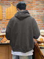 Moletom Com Capuz Bolso Canguru Oversized Estampa Street