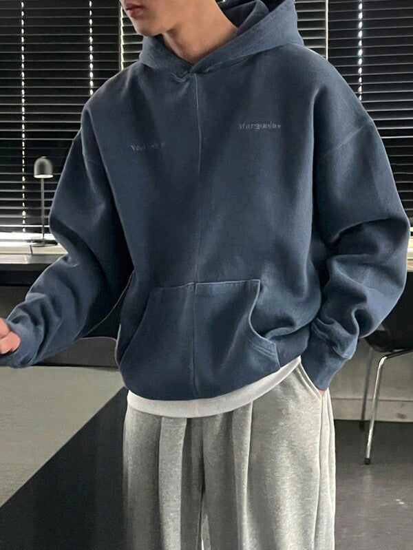 Moletom Com Capuz Bolso Canguru Oversized Street Casual