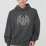 Moletom Com Capuz Oversized Ribana Estampa Street