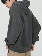 Moletom Com Capuz Oversized Ribana Estampa Street