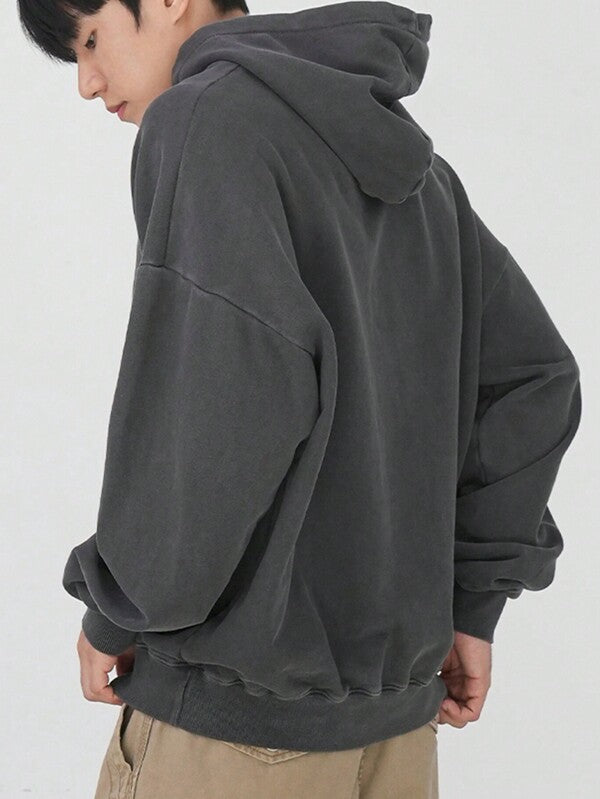 Moletom Com Capuz Oversized Ribana Estampa Street