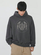 Moletom Com Capuz Oversized Ribana Estampa Street