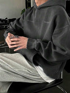 Moletom Com Capuz Bolso Canguru Oversized Street Casual