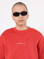 Moletom Careca Com Recortes Lettering Gigante Nas Costas Ribana