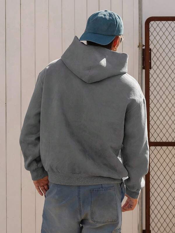 Moletom Com Capuz Bolso Canguru Oversized Ribana Estampa