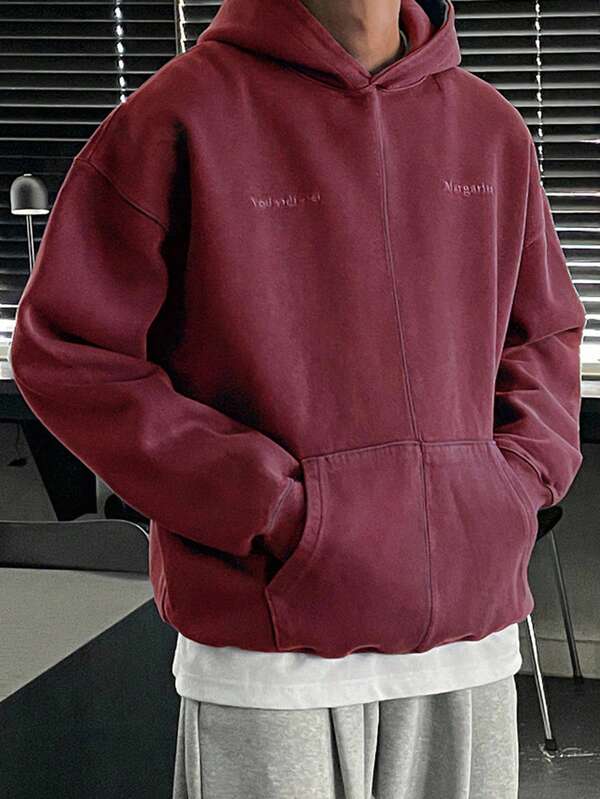 Moletom Com Capuz Bolso Canguru Oversized Street Casual