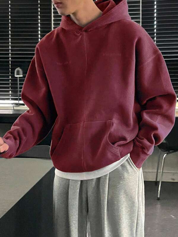 Moletom Com Capuz Bolso Canguru Oversized Street Casual