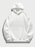 Moletom Com Capuz Estampa Lettering Gigante Nas Costas Casual