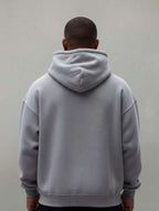 Moletom Com Capuz Bolso Canguru Com Cordão Oversized Regular