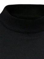 Suéter Tricot Texturizado Gola Redonda Com Ribana Slim Fit