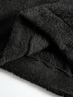 Moletom Com Capuz Felpudo Bolso Canguru Patch Frontal Casual