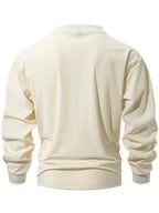 Suéter Tricot Canelado Gola Redonda Com Ribana Oversized Casual