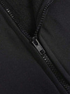 Moletom Com Capuz Com Zíper Ribana Cordão Estampa Ornamental