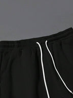 Conjunto Moletom Com Capuz e Calça Estampada Com Cordão