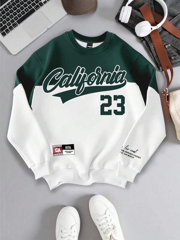 Moletom Careca Estampa Lettering Universitária Com Recortes Ribana