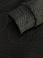 Moletom Com Capuz Bolso Canguru Texturizado Com Cordão