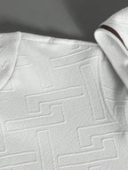 Moletom Com Capuz Texturizado Patch Frontal Gola Cruzada Ribana
