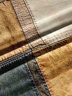 Moletom Com Capuz Estampa Patchwork Com Lettering Frontal