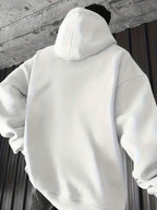 Moletom Com Capuz Bolso Canguru Ribana Cordão Estampa