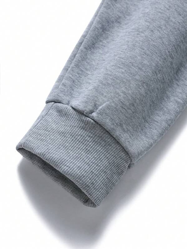 Suéter Meio Zíper Gola Alta Com Ribana Minimalista Casual