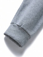 Suéter Meio Zíper Gola Alta Com Ribana Minimalista Casual