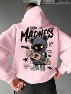 Moletom Com Capuz Estampa Lettering Skate Street Urbano