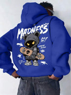 Moletom Com Capuz Estampa Lettering Skate Street Urbano