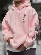 Moletom Com Capuz Ribana Estampa Cerejeira Oriental Street