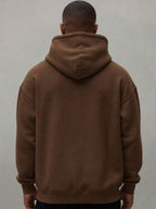 Moletom Com Capuz Bolso Canguru Com Cordão Oversized Regular