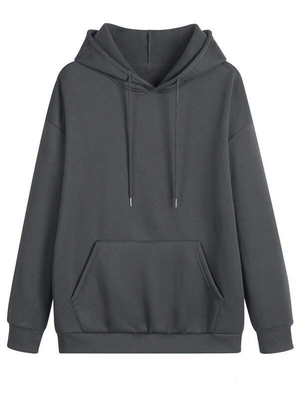 Moletom Com Capuz Bolso Canguru Cordão Ribana Street