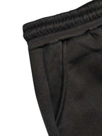 Conjunto Moletom Com Capuz e Calça Com Cordão Patch